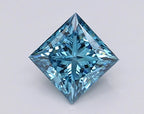Blue PRINCESS Fancy 1.56 Cts VS1 Lab Grown CVD Diamond for Ring