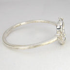 0.07Ct 3 PCS BEAUTIFUL !100% NATURAL SUPERB 925 SILVER FANCY COLOR DIAMOND RING